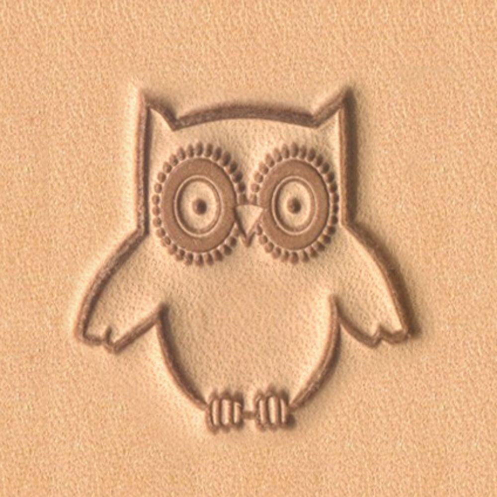 3D Leathercraft Stamp Owl 867800