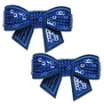 thumbnail image 1 of 3-D Mini Bow Sequin Applique/Patch Pk/2, 1 of 4