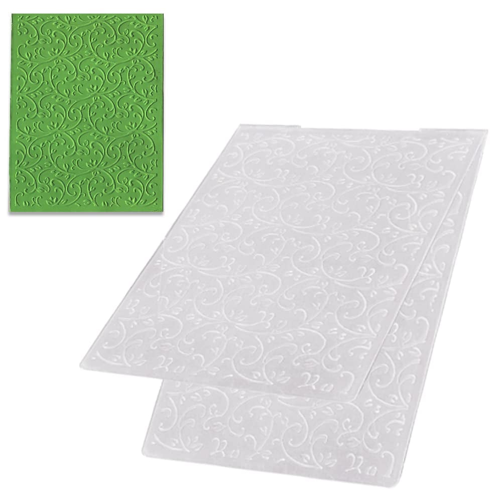 3-D Textured Impressions Background JKF25 Embossing Folder, Lace Vine ...
