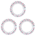 thumbnail image 1 of 3 DATE DISC FOR ROLEX GMT 6534 6535 6537 6542 6646 ROULETTE WHITE / RED/BLACK, 1 of 2