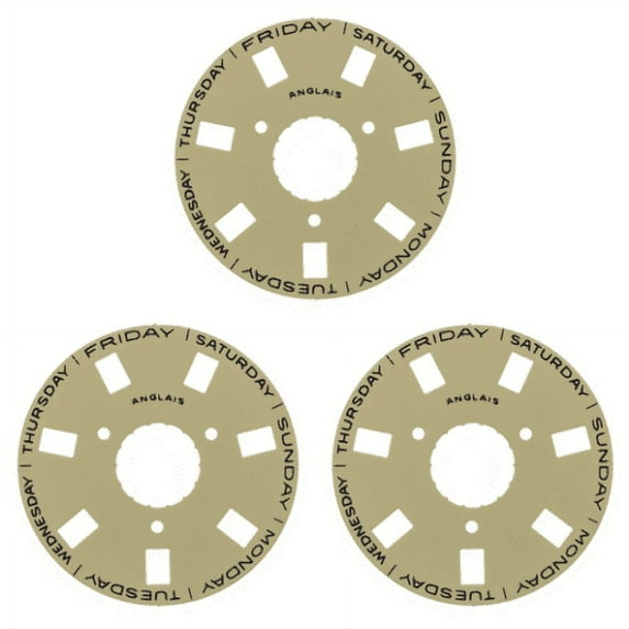 3 DAY DISC FOR ROLEX PRESIDENT DAY DATE 3155 18206 18208 18296 18238 CHAMPAGNE