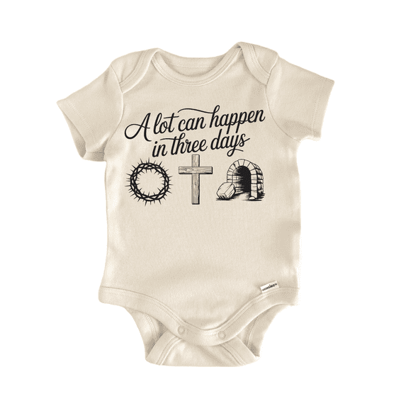3 Days Easter Religious Jesus - Baby Bodysuit