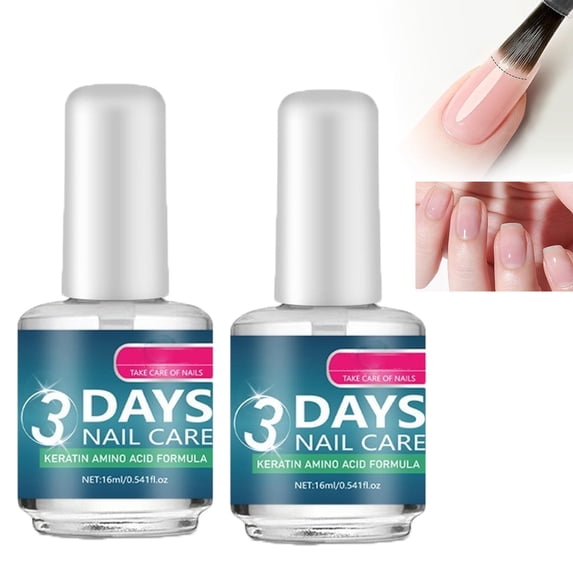 3 Days Nail Care Oil with Keratin, 2026 New Fast Strengthening and Hydrating for Dry, Weak & Fragile Nails, Hydration for Dry Nails