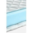 3" Deluxe White Memory Foam Mattress Topper with Straps Twin XL