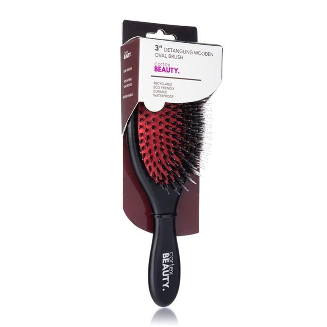 3" Detangling Wooden Oval Brush