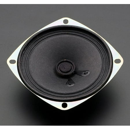 3" Diameter 4-Ohm, 3W Speaker, 4 Mounting Tabs, 60mm Spacing