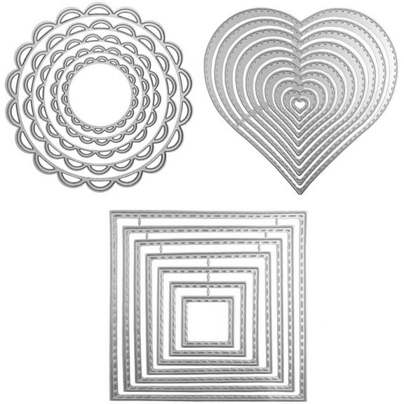 DaKuan 3” Art Stencils & Templates (24 Count)
