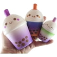 thumbnail image 1 of 3 Different Size Bubble Tea Drink Slow Rise Squishy Toys - Memory Foam Party Favors, Fidgets, Prizes, OT (RANDOM COLORS), 1 of 8
