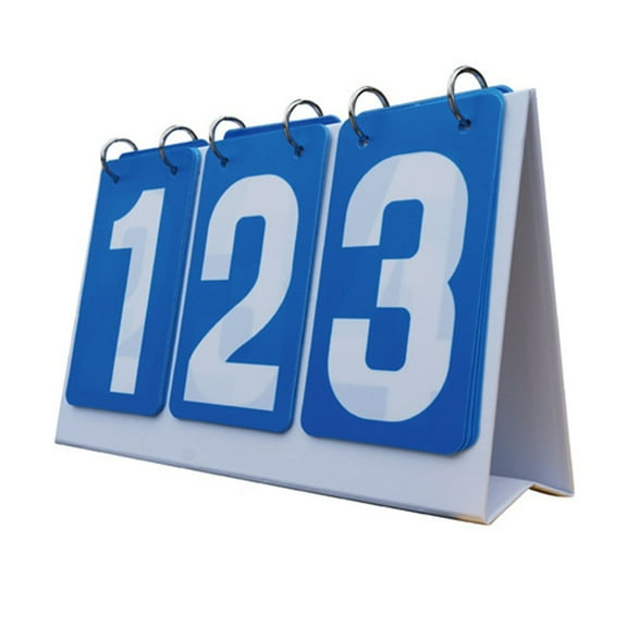 3-Digits Plastic Table Top Scoreboard Flipper Waterproof For Basketball Football
