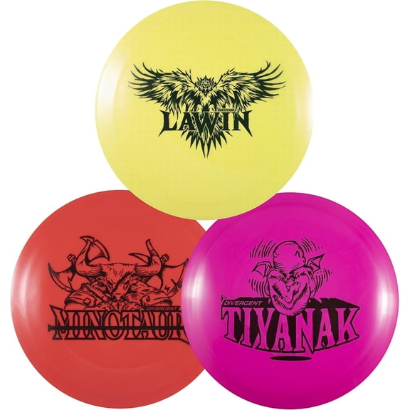 3-Disc Driver Booster Pack with 3 Disc Golf Utility Drivers - High-Speed Distance, Overstable Fairway, and Understable Fairway Driver