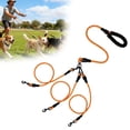 thumbnail image 1 of 3 Dog Leash No Tangle,2 Dog Leash No Tangle,Multi Dog Leash,Reflective Dog Leash Free Multi Pet Walking Ropewith Detachable, 1 of 9