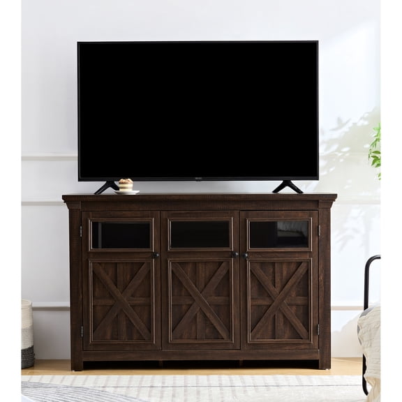 3-Door Storage Solution - Ideal for Displaying Family Photos in Hallway