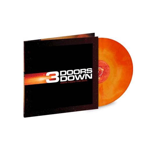 3 Doors Down Away From The Sun 2023 Limited Edition 2LP Orange Vinyl Record