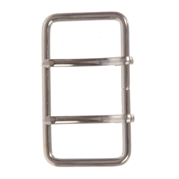 3" Double Prong Rectangle Belt Buckle for Replacement