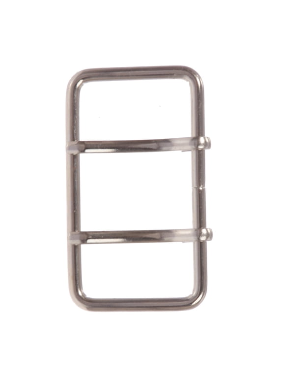 3" Double Prong Rectangle Belt Buckle for Replacement