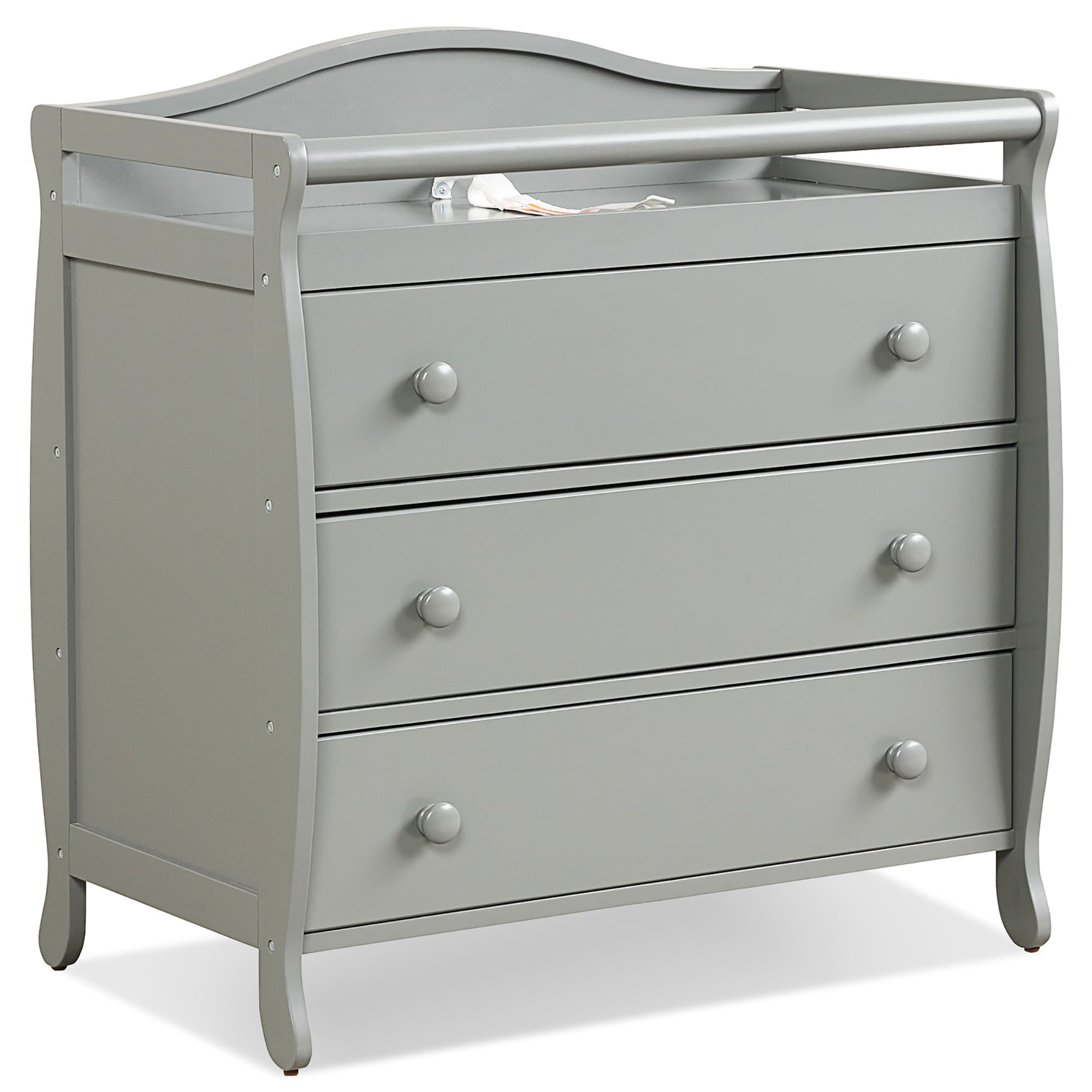 3 Drawer Changing Table Infant Diaper Changing Station with Drawers