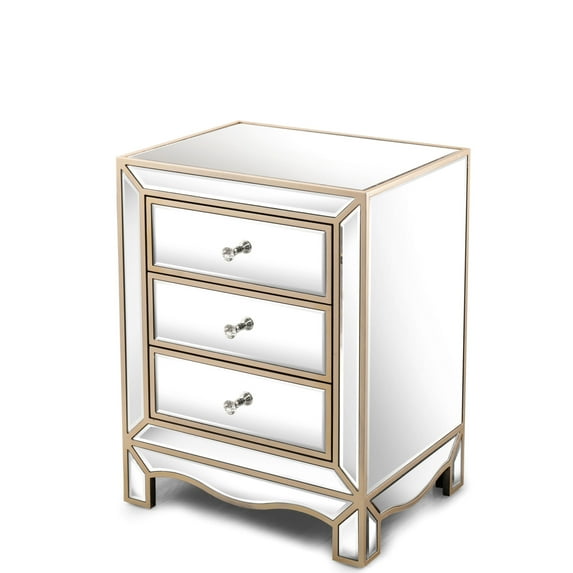 3 - Drawer Chest | Multi - use in Primary Spaces | Easy - to - Clean & Safe Design | Store Alarm Clocks & Jewelry Boxes