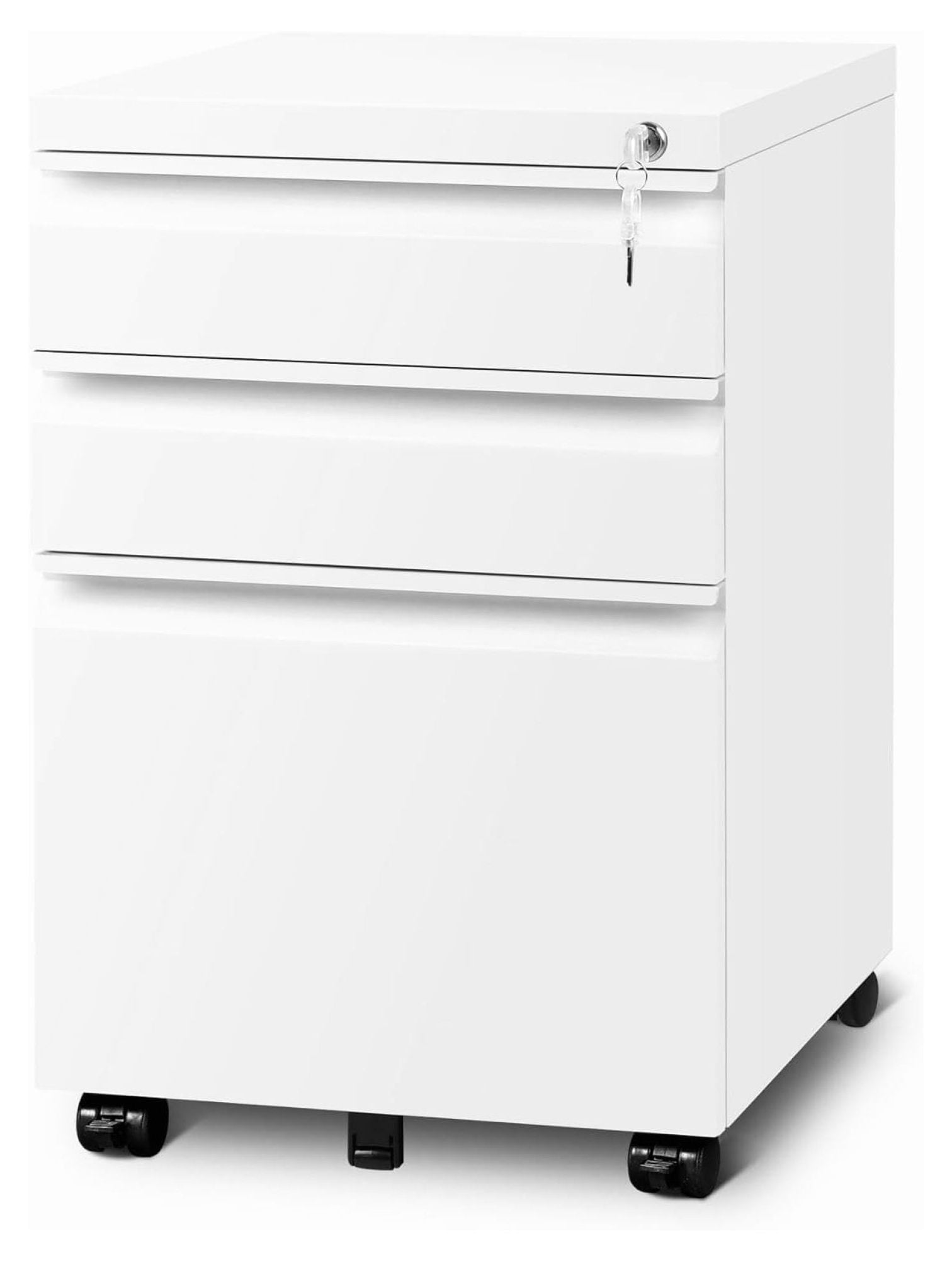 3 Drawer File with Lock, File for Home Office,Under