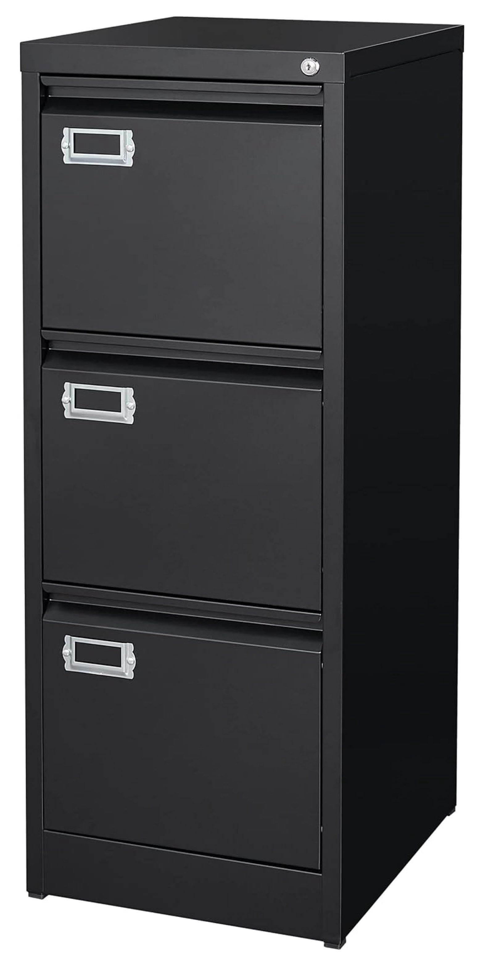 3 Drawer File Cabinet with Lock Metal Vertical File Cabinet Office Home ...