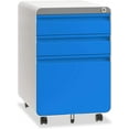 3 Drawer File Metal Filing with Lock Wheels & Hanging
