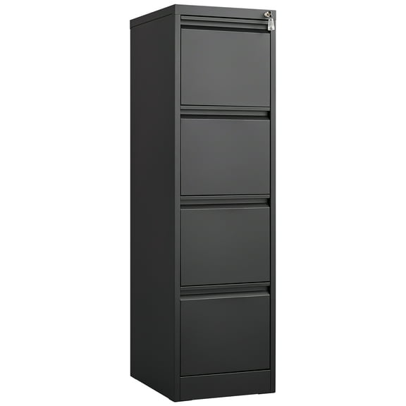 3 Drawer File Cabinet with Lock,Heavy Duty Vertical Filing Cabinets  for Home Office, Metal Steel Storage Cabinet for Letter/Legal Size File
