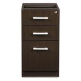 thumbnail image 1 of 3-Drawer Locking Pedestal Filing Cabinet in Espresso, 1 of 2