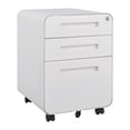 thumbnail image 1 of 3 Drawer Mobile File Cabinet With Lock, Metal Under Desk Rolling Filing Cabinets, Fully Assembled 5-wheel Office Cabinet For Home Office Letter/Legal/A4, 1 of 8