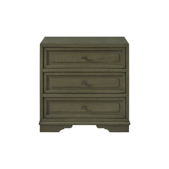 3 Drawer Nightstand - Pistachio