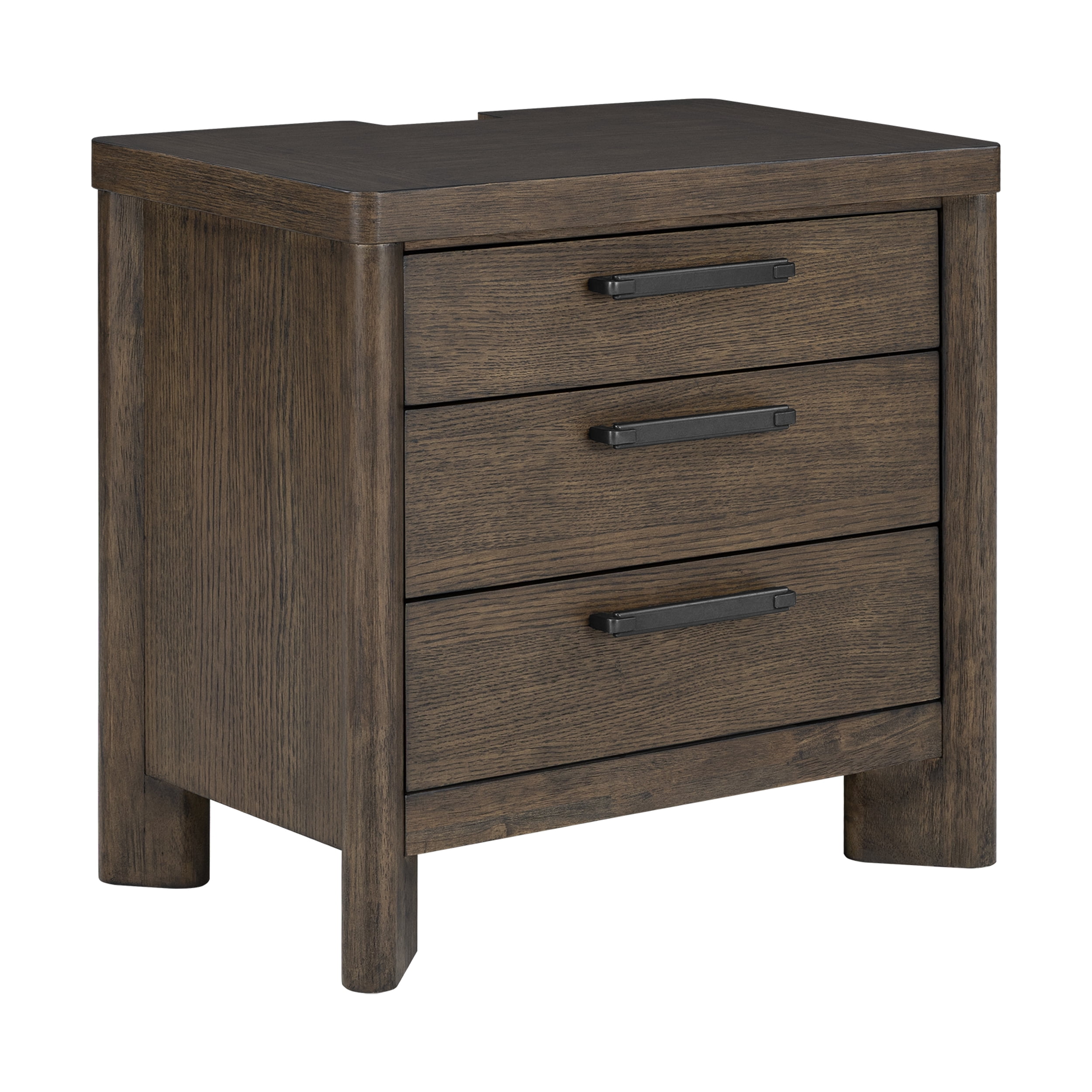 3-Drawer Nightstand with USB
