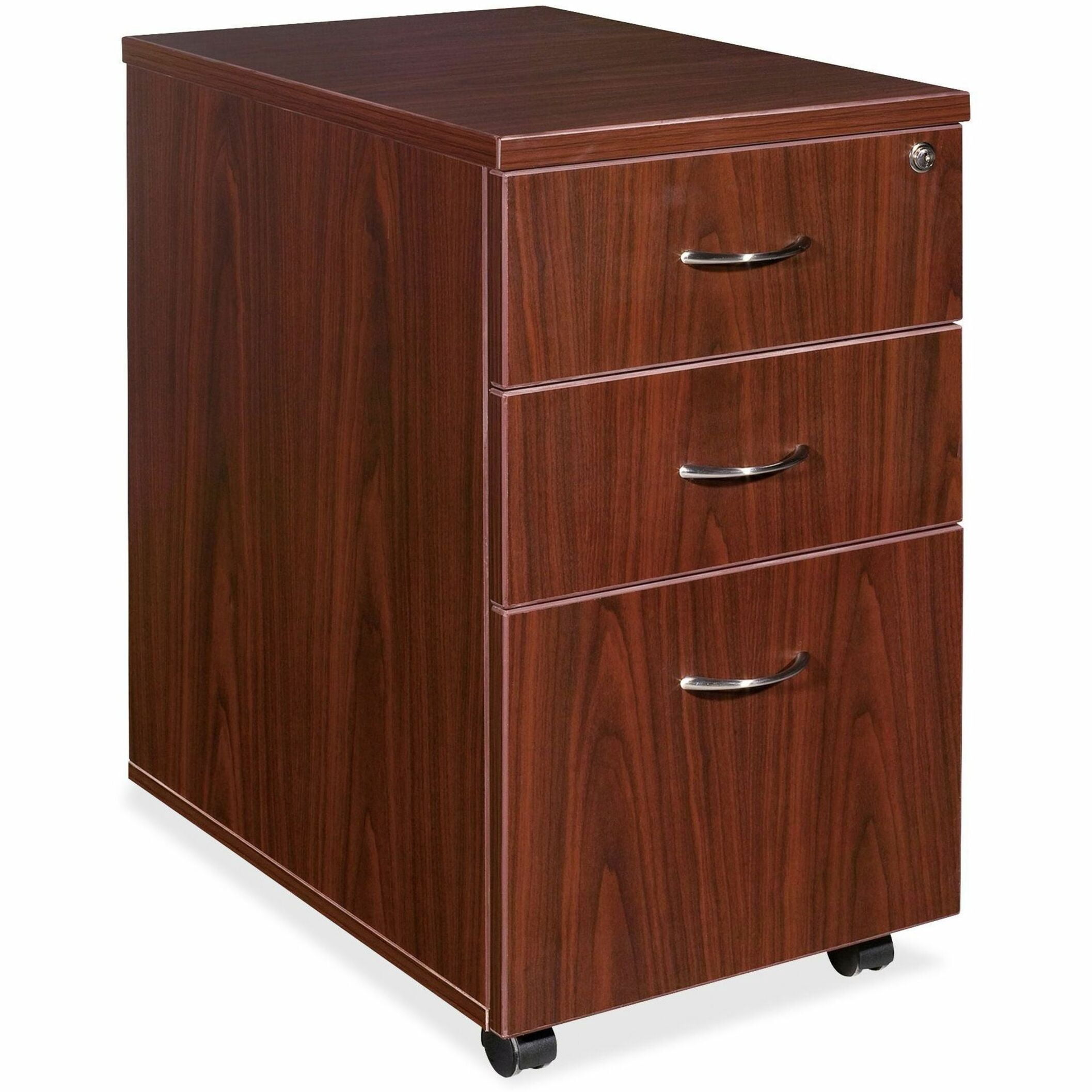 Lorell, Essentials Pedestal - 3-Drawer, 1 Each