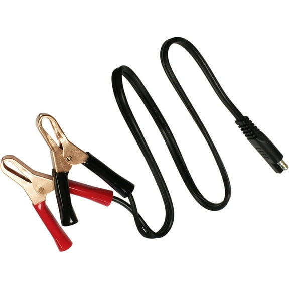 3 EBC Battery 2ft Alligator Clips to SAE Quick Disconnect Cable SAE to Battery Clamp Cable