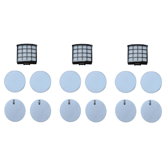 3 EFP HEPA, Foam & Felt Filter Kits for Shark XFFKAZ2000, XHFAZ2000