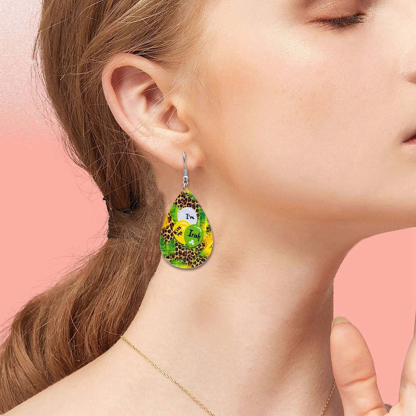 3 Earrings Set for 3 Holes Ear Ringing Jewelry for Women Set Hoop Pearl