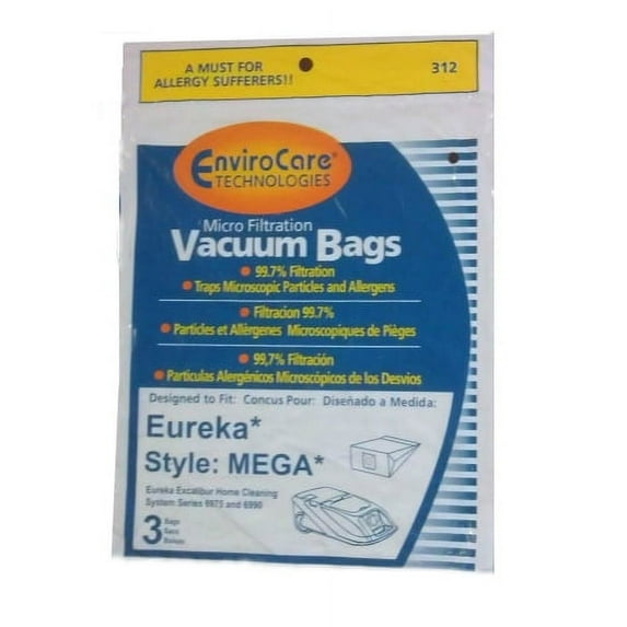 {3} Eureka 58624 Style "Mega" Bags