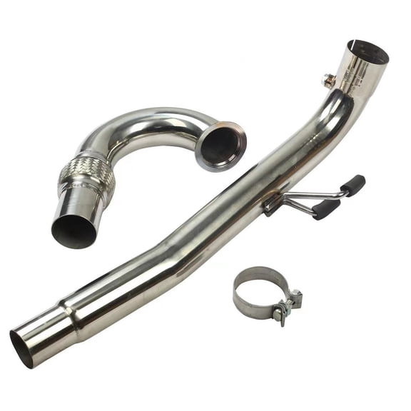 3" Exhaust Downpipe for VW Golf GTI MK7 2012-2015 2.0T, OEM MT001108, 3" V-band, Engine Exhaust System