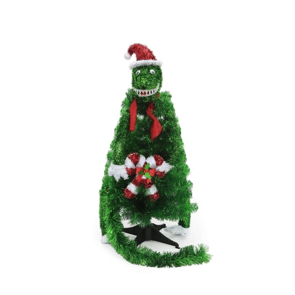 3 Foot Festive Collection T-Rex Tinsel Christmas Tree by Holiday Time