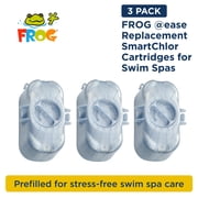 FROG @ease Replacement SmartChlor Cartridge for use with Swim Spa FROG @ease Floating System - Swim Spa Sanitizer System Supports Less Chlorine Use - 3 Pack