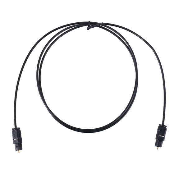 3 FT 1.1M Metre Digital Fibre Optical Audio Toslink SPDIF DVD Cable Lead Plug