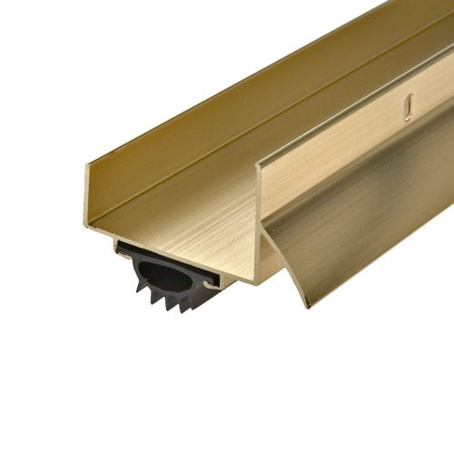 3 FT Bright Gold UShaped Door Bottom For 1 3/4" Doors w/ Drip Cap
