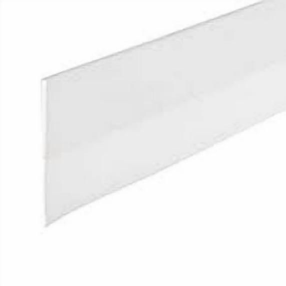 3 FT - White Self Stick Door Sweep For Gaps up to 1"
