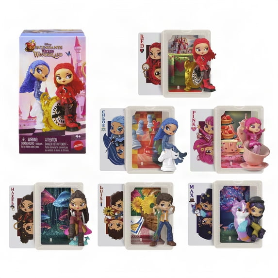 Disney Descendants: Wicked Wonderland, Stack & Reveal Toy, Surprise Small Dolls (Styles May Vary)