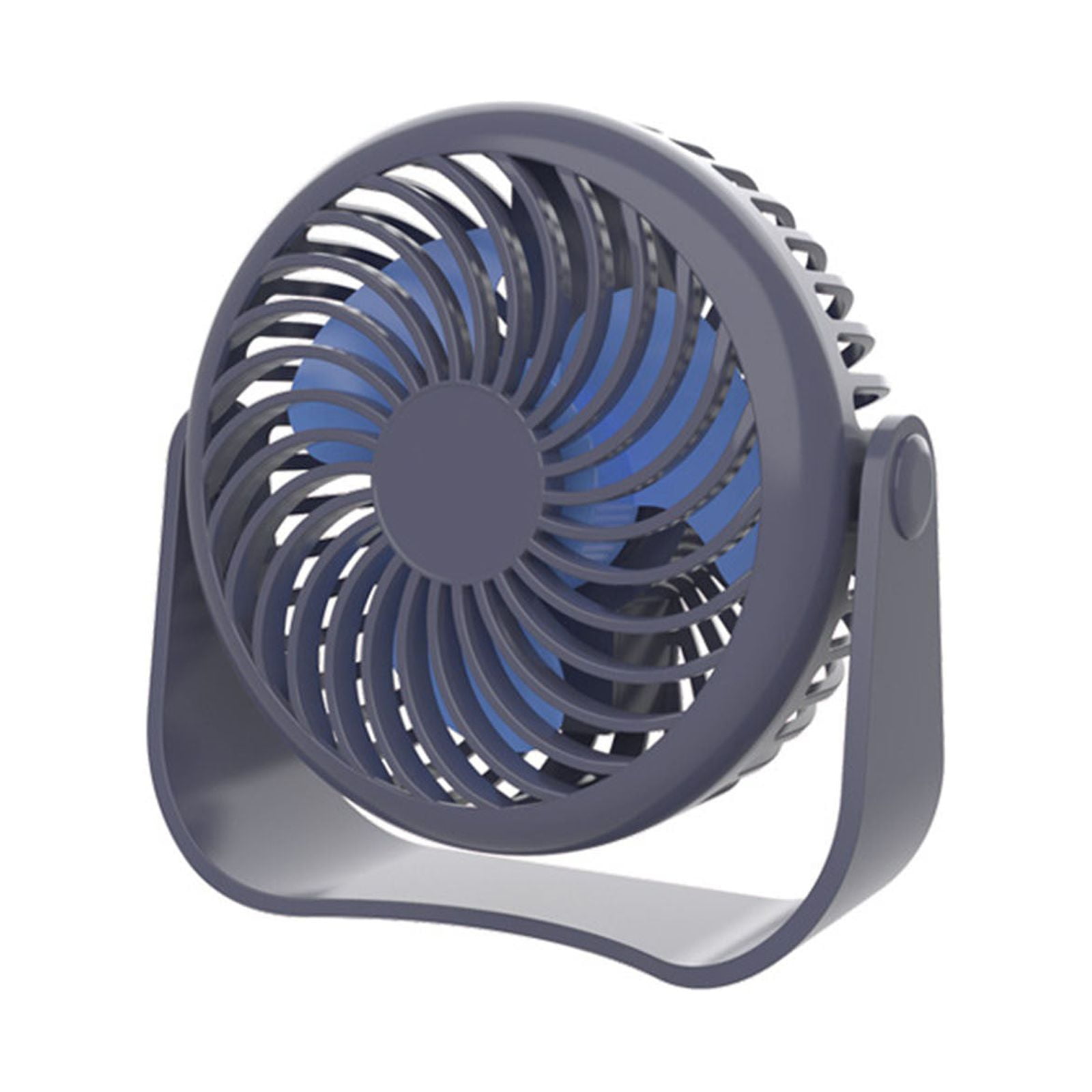 Fan, Simple Portable USB Charging Little Fan, Vintage Pure Color College  Dorm Mini Fan, Durable Oscillating Table Fan, Small Desk Fan For Travel,  Office, Desktop 