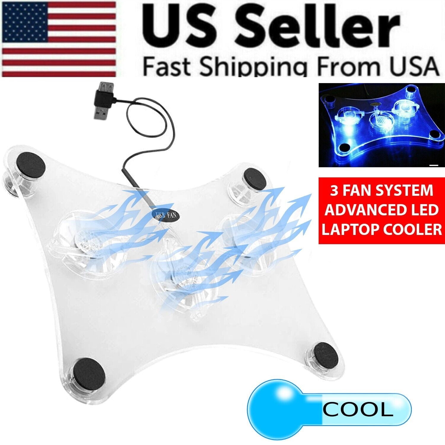 Light Up Monitor Stand Riser With LED Lights – Acrylic Desktop Stand For Laptop & Monitor, PCB Pattern – Gamer Gift Idea
