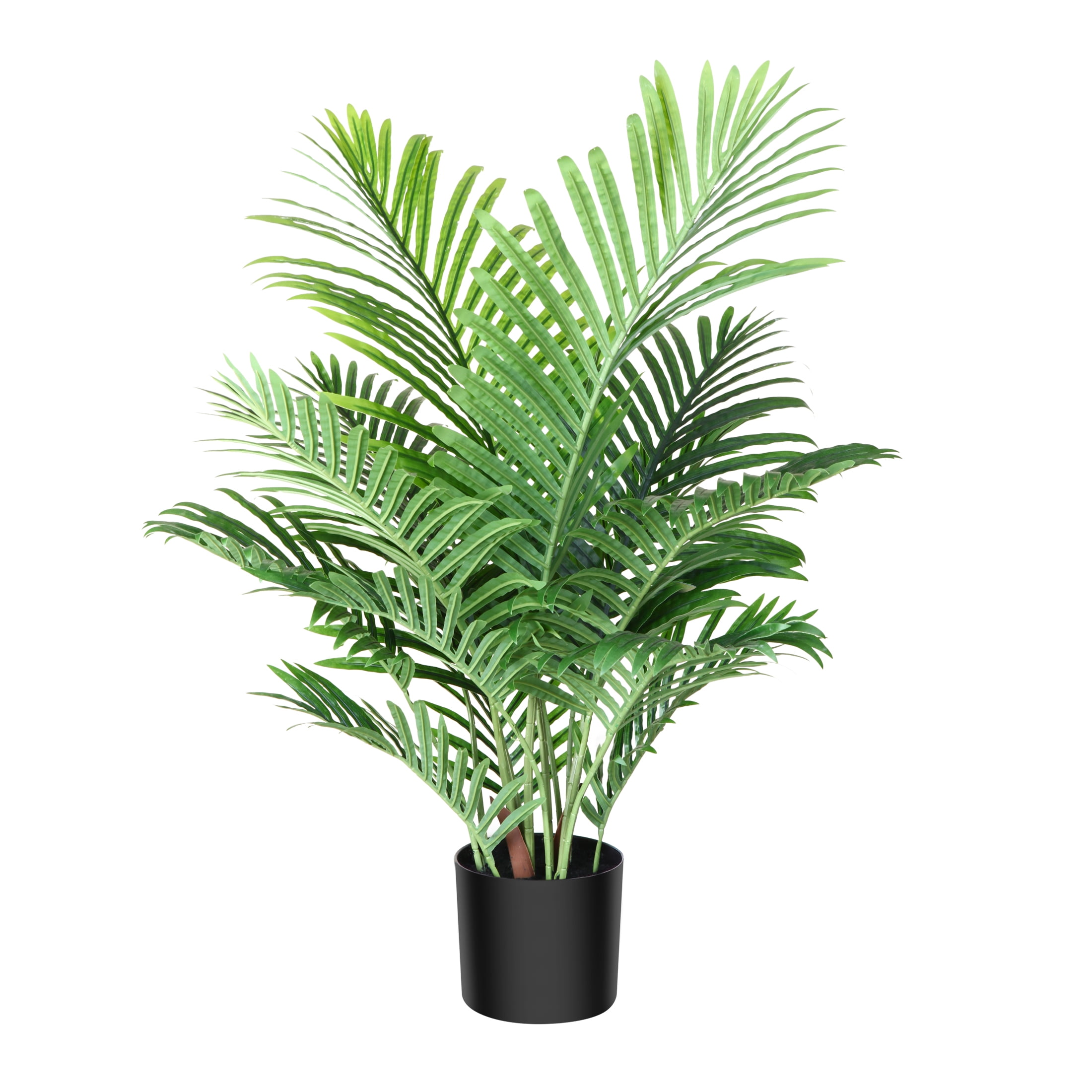 DR.Planzen 3ft Tall Majesty Palm Artificial Plant in Pot for Indoor