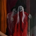 thumbnail image 1 of 3 Feet Tall Witch Hanging Halloween Decorations - Scary Halloween Décor - Spooky Witch Scary Halloween Decorations Outdoor and Indoor Hanging Witch Ghost Props for Halloween Party Witch Decorations, 1 of 4
