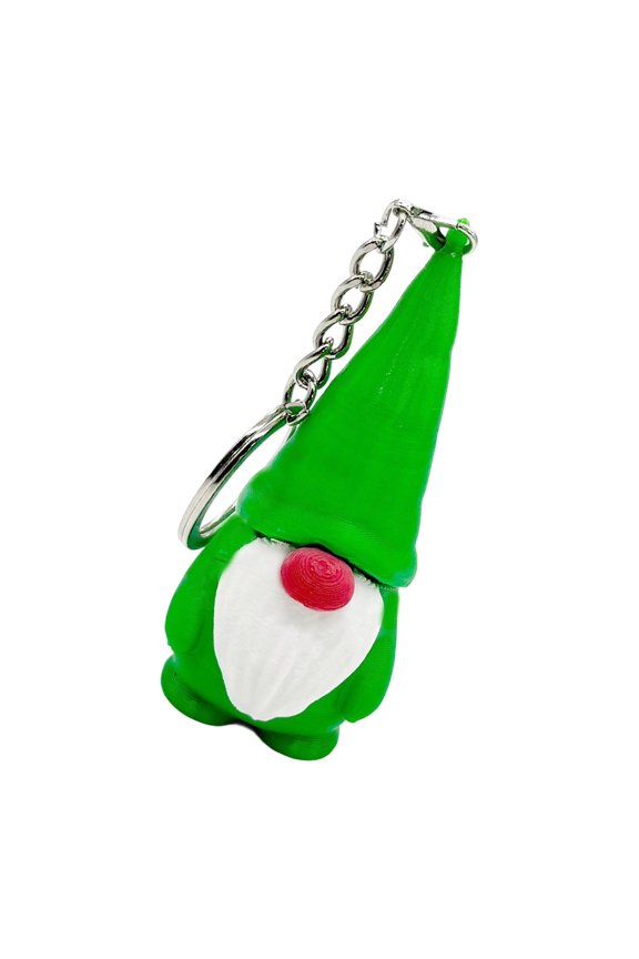 Christmas Dwarf Keychain Multifunctional Holiday Gnomes Figurine Ornament Keyring Decorative Accessory for Bag
