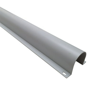 3" Flanged PVC Wire Guard - Stick Length: 5 Feet - White - 1 Piece