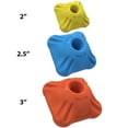 thumbnail image 1 of 3 Flex-n-Chew Squarble, Orange - 3 in., 1 of 1