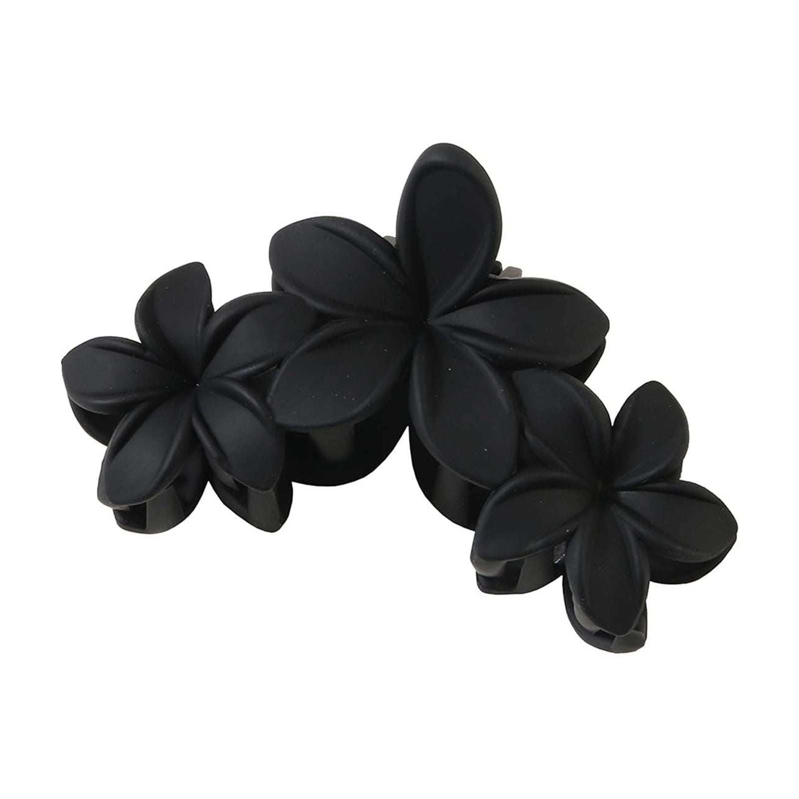 3 Flower Frosted Petal Hair Clips European And Retro Hair Clips Hair