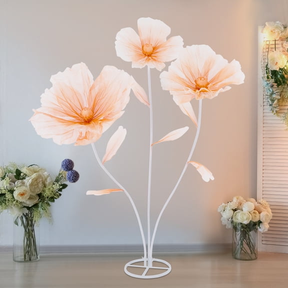 3 Flowers Large Artificial Wedding Flowers Height 67in for Wedding Decoration, Scene Background, Window Display